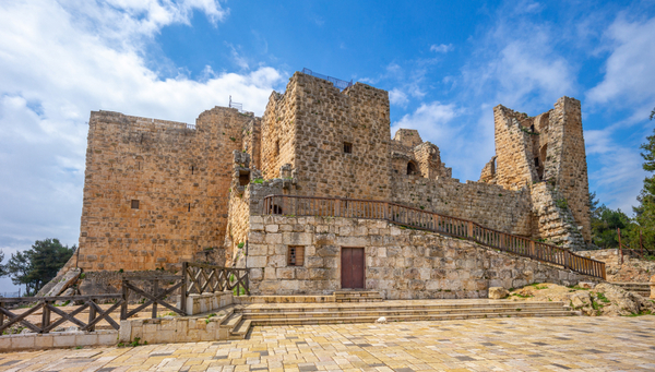 Castillo de Ajlun: Uno de los máximos exponentes de la arquitectura militar árabe.