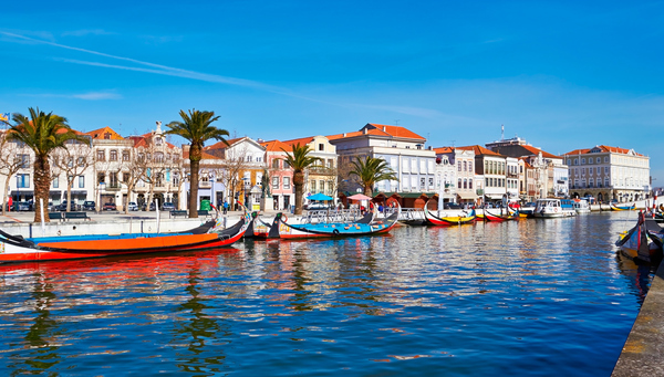 Aveiro: Known as the Venice of Portugal; Moliceiro boat ride around the canals of the city.