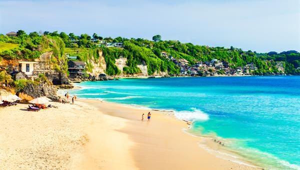 Maravillosa playa en Bali, Indonesia