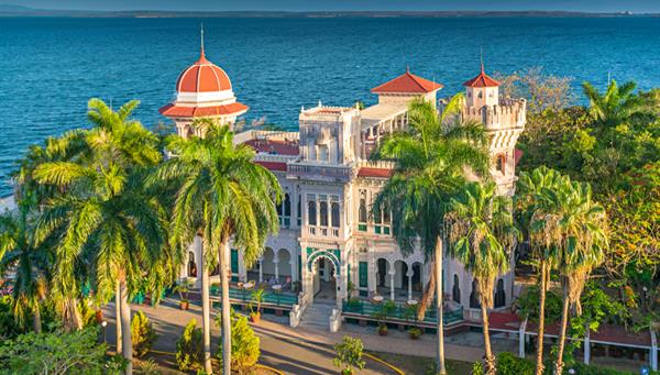 Valle Palace in Cienfuegos, Cuba