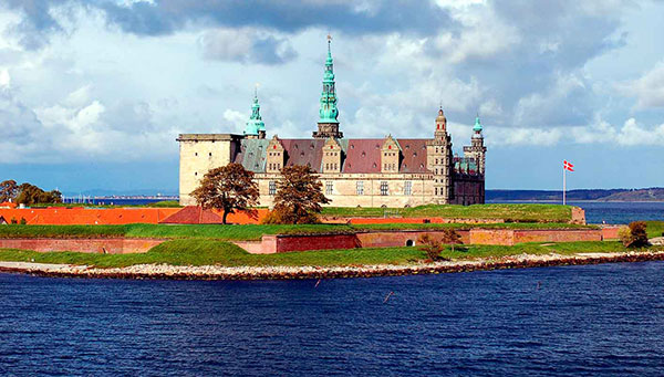 Helsingor: Castillo de Kronborg, el castillo de Hamlet.