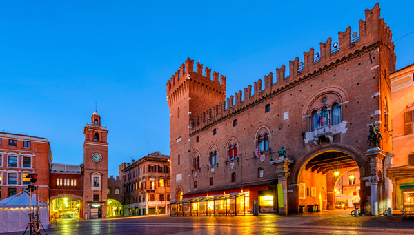 Ferrara: Ciudadd Patrimonio de la Humanidad de la UNESCO.
