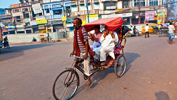 Delhi: Paseo Rickshaw.