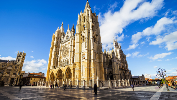 Catedral gótica de León.
