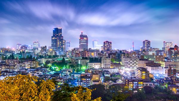 Sendai: Moderna y activa ciudad de más de un millón de habitantes.