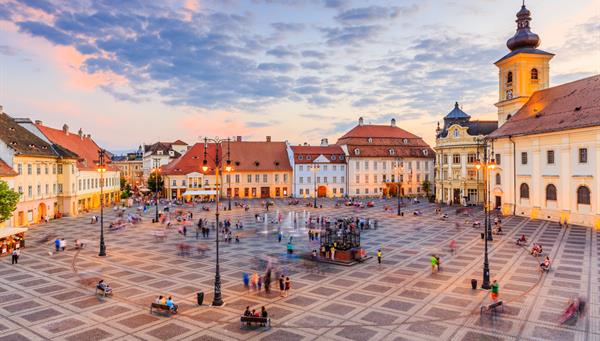 Sibiu: Beautiful town in southern Transylvania.