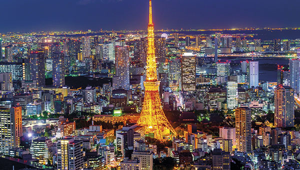 Tokio: Capital de Japón, llena de vida y luz