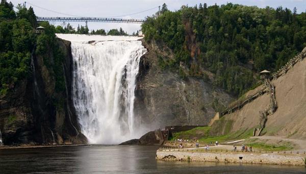 Quebec: Optional outing to Montmorency Falls.