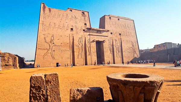 Edfu: Visit to the Temple of Horus.