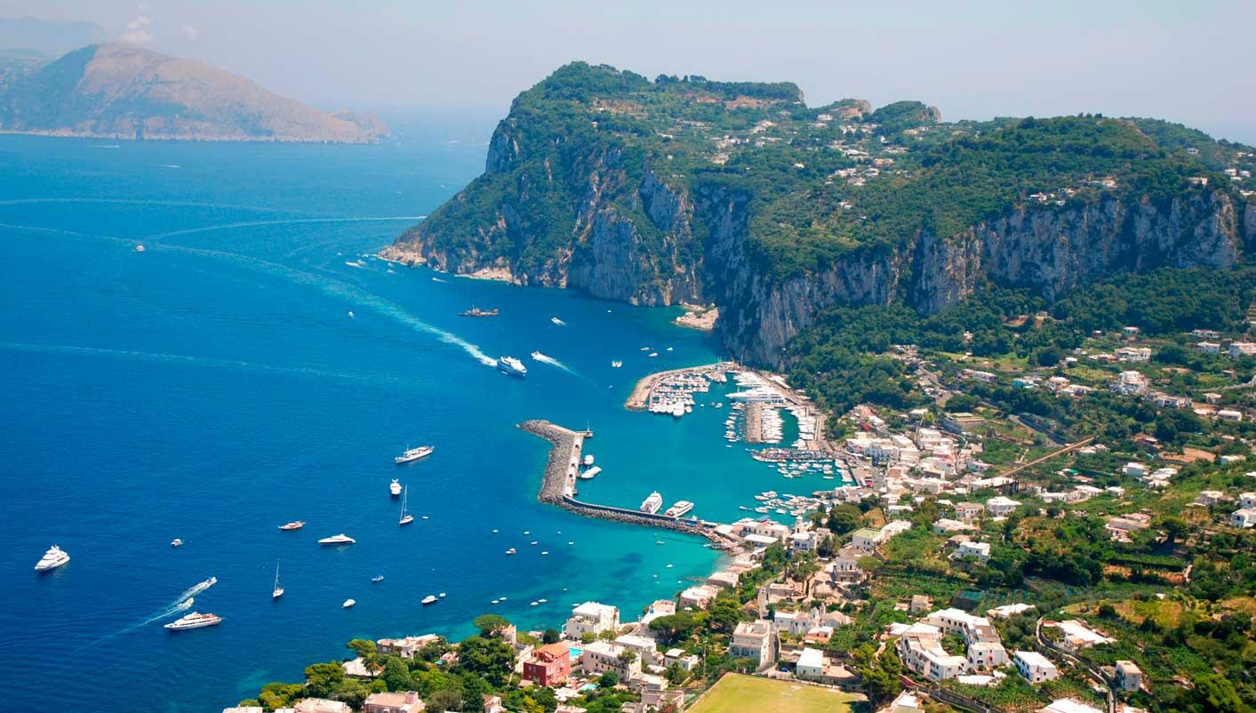 imagen de cabecera del circuito Sorrento, Capri y Pompeya