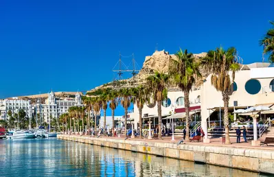 Alicante seafront.
