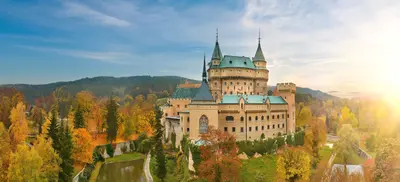 Vista Aéreas del Castillo de Bojnice