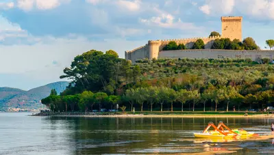 Castiglione Del Lago: A peaceful medieval village of Umbria.