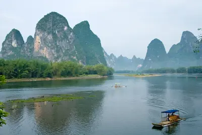 Cruise on the Li River: One of the best landscapes in China.