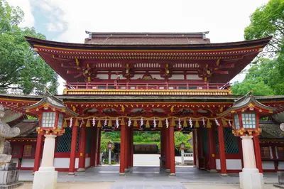 The gate of the Dazaifu Tenmangu shrine