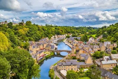 The picturesque medieval town of Dinan.
