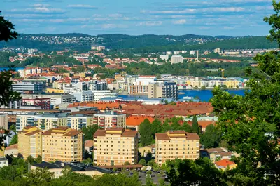 Small modern city of Jonkoping