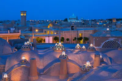 Kashan: La ciudad de adobe del desierto iraní.