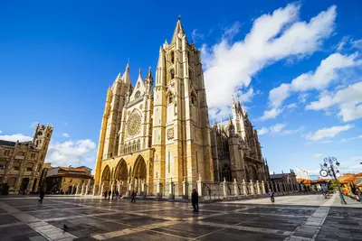 Catedral gótica de León.
