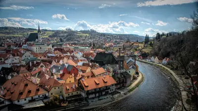 The Danube in the city of Linz