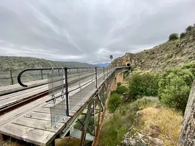 Puente perteneciente a la Vía del Hierro. La Fregeneda (España)