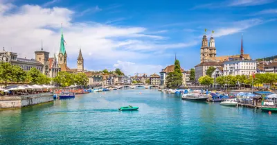 Zurich: The most populous city in Switzerland is the financial and cultural capital of the country.
