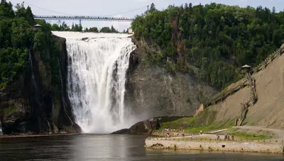 Quebec: Excursión opcional a las Cataratas Montmorency.