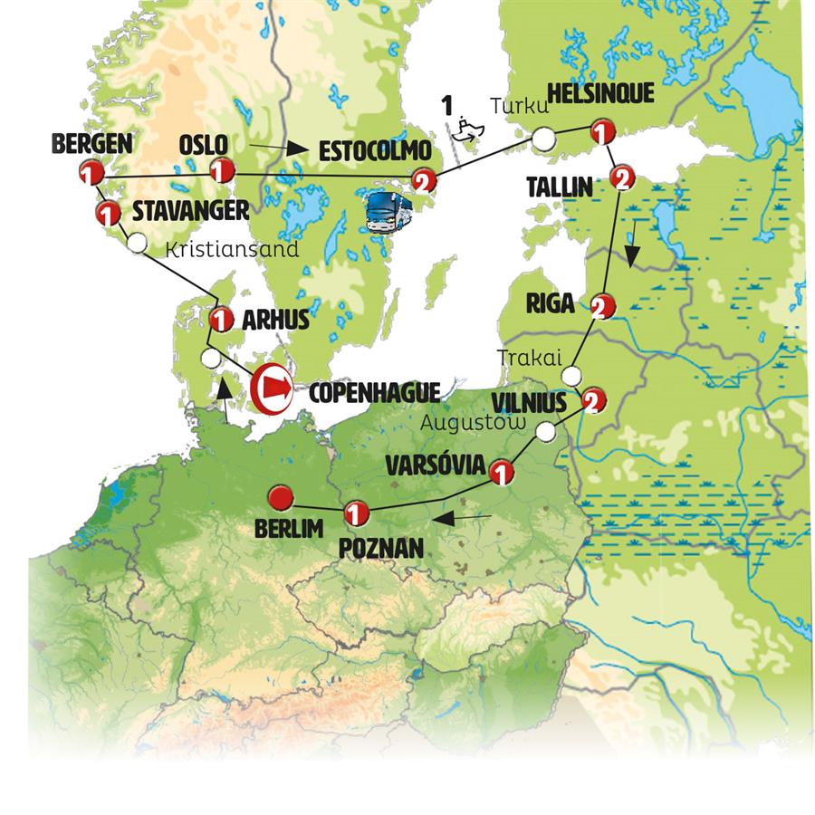 Suécia, Dinamarca e Noruega: conheça os países da Escandinávia