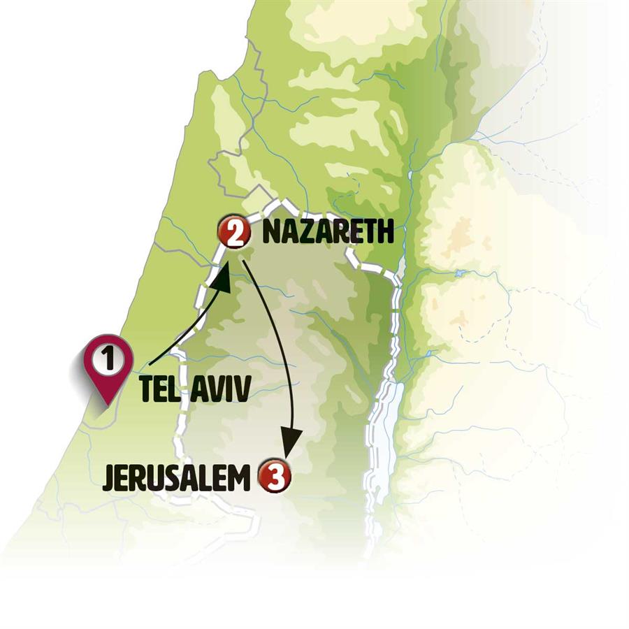 Discover Israel - Map