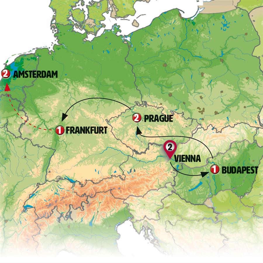 European Charm BH - Map
