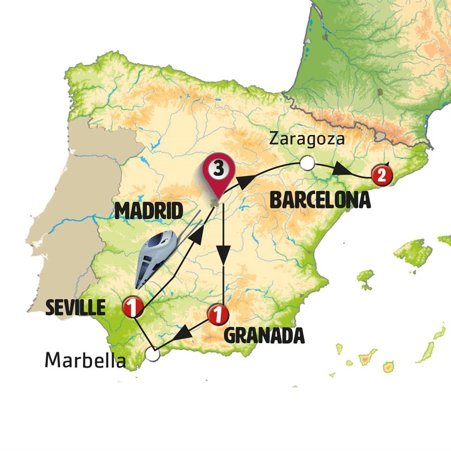Classical Spain BH - Map
