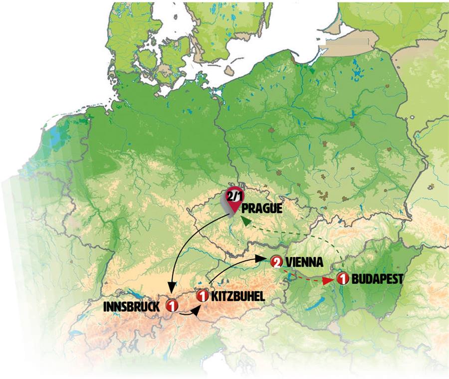 tourhub | Europamundo | Eastern Whispers | Tour Map