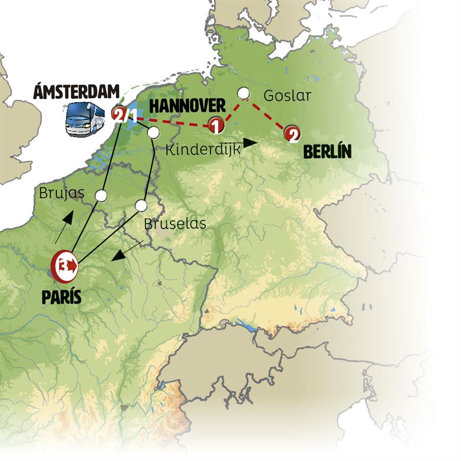 París, Países Bajos