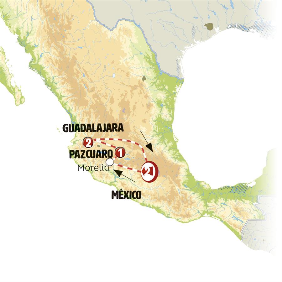 Mapa del recorrido