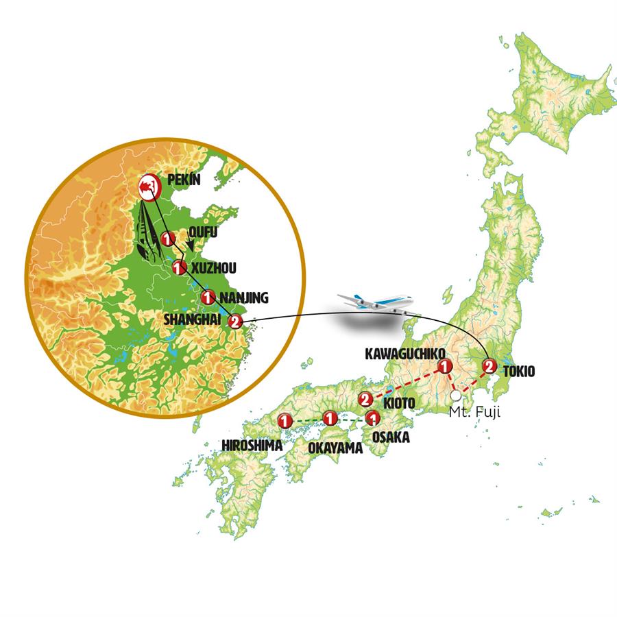 Mapa del recorrido