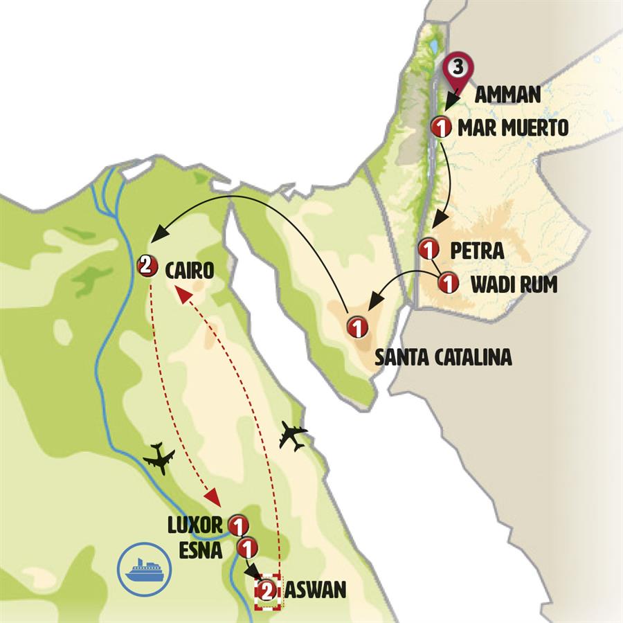 Mapa del recorrido