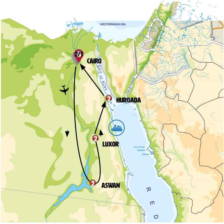 Cairo, Bellezas del Nilo y Hurgada Fin Cairo