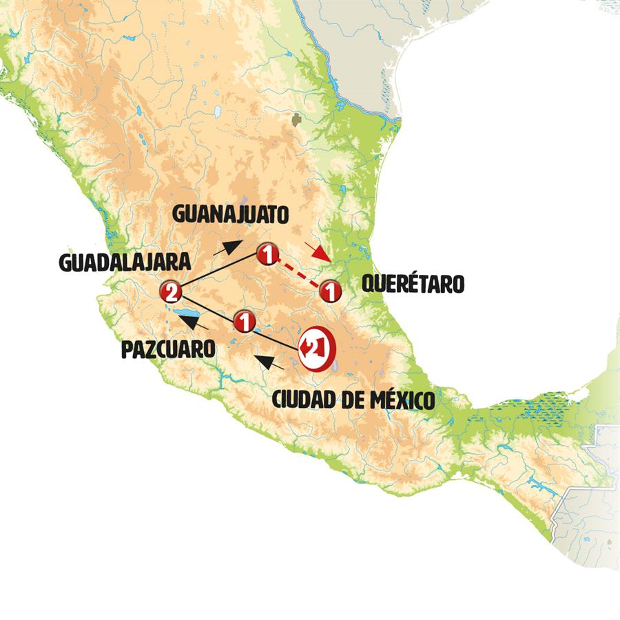 México Colonial salida Madrid