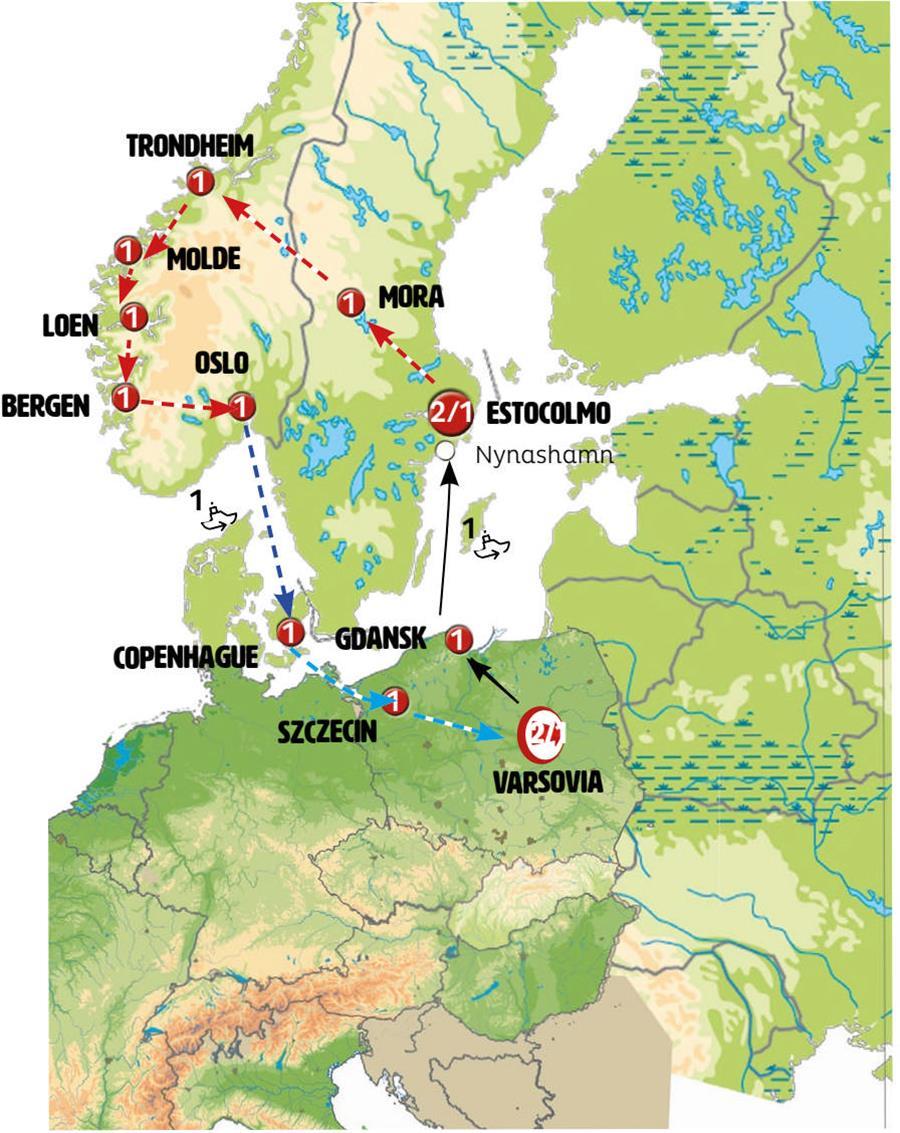 Fabulosa Polonia y Fiordos 2024 Europa Nórdica
