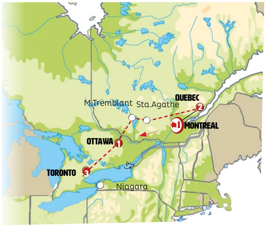 Montreal y Quebec 2024 USA Canadá