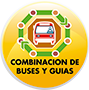 combinacion buses y guias