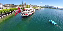 Chiasso- Lugano-Burglen-Altdorf-Lucerna- Zurich.