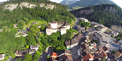 Lucerna- Einsiedeln- Heididorf- Vaduz- Feldkirch.