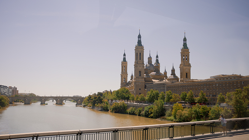 Madrid- Zaragoza- Poblet- Barcelona.