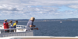 Aarhus- Kristiansand- Flekkefjord- Stavanger.