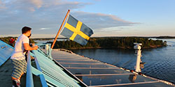 Estocolmo- Ferry, Noche a bordo.